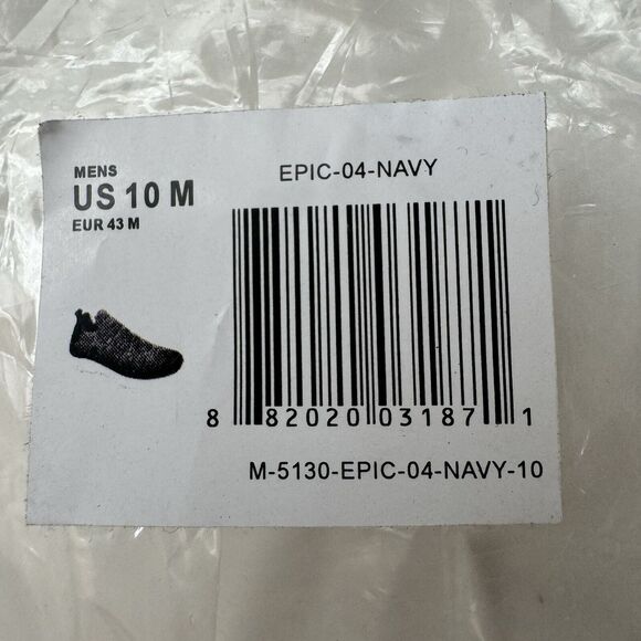 Members Only Light Weight Breathable Sneakers Navy Men’s Size 10M NWT - Picture 12 of 12